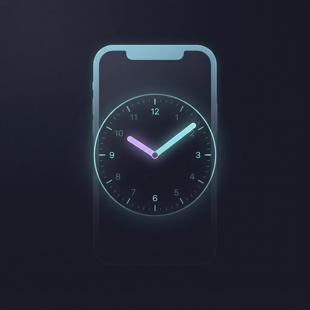 React Native Time Picker clock interface